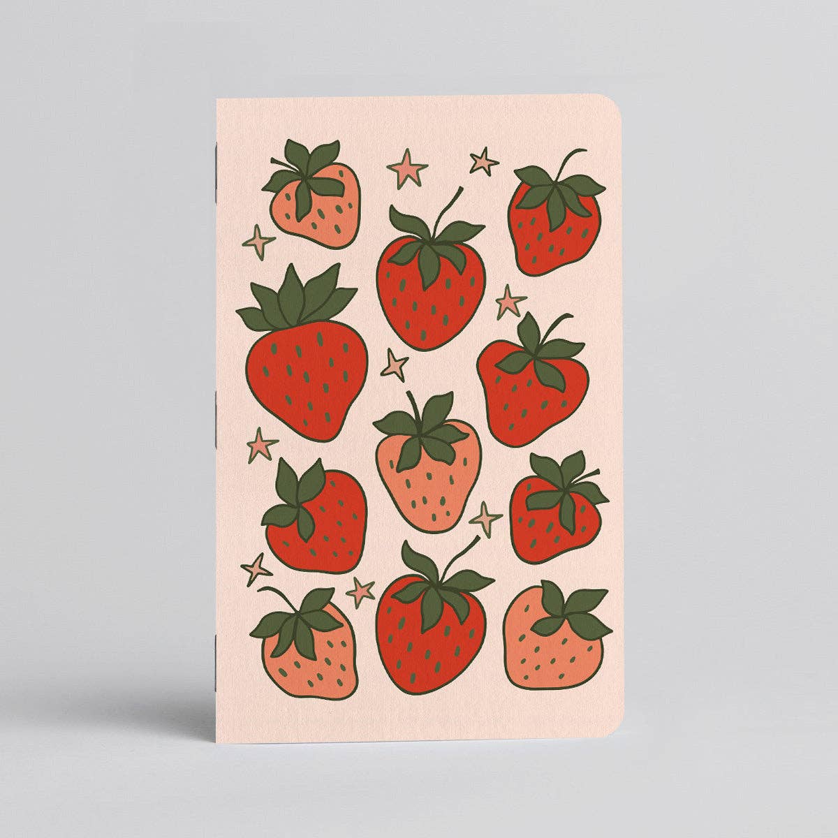 Berry Bliss - Notebook/Journal - Fresh Strawberry Patch: Lined / 5" x 7" single