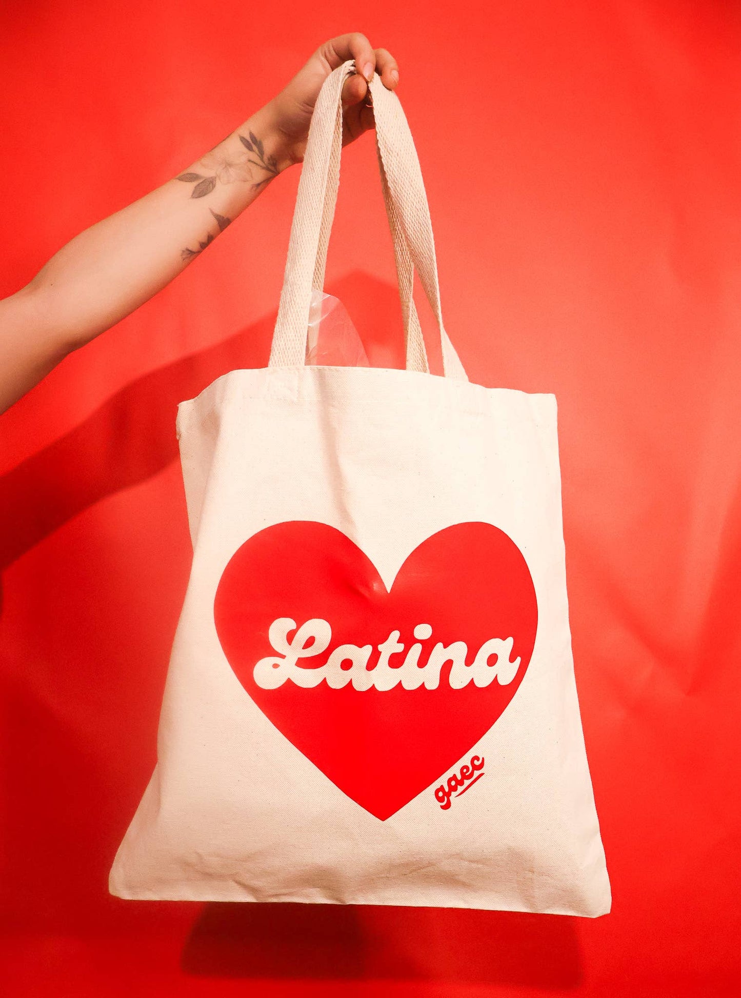 "Latina” heavy duty tote bag