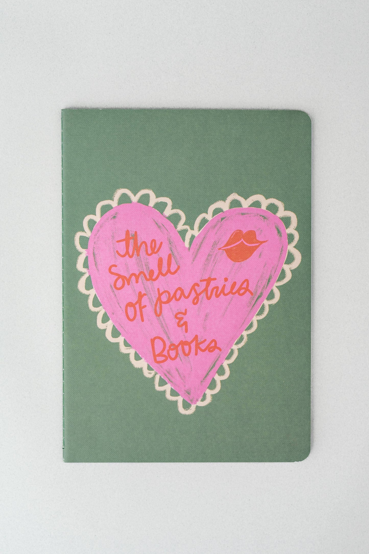 Rough Draft Notebook Set, Pastries and Books