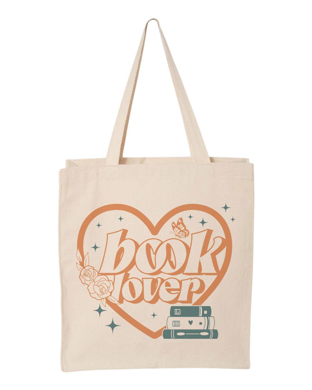 Book Lover Canvas Tote Bag