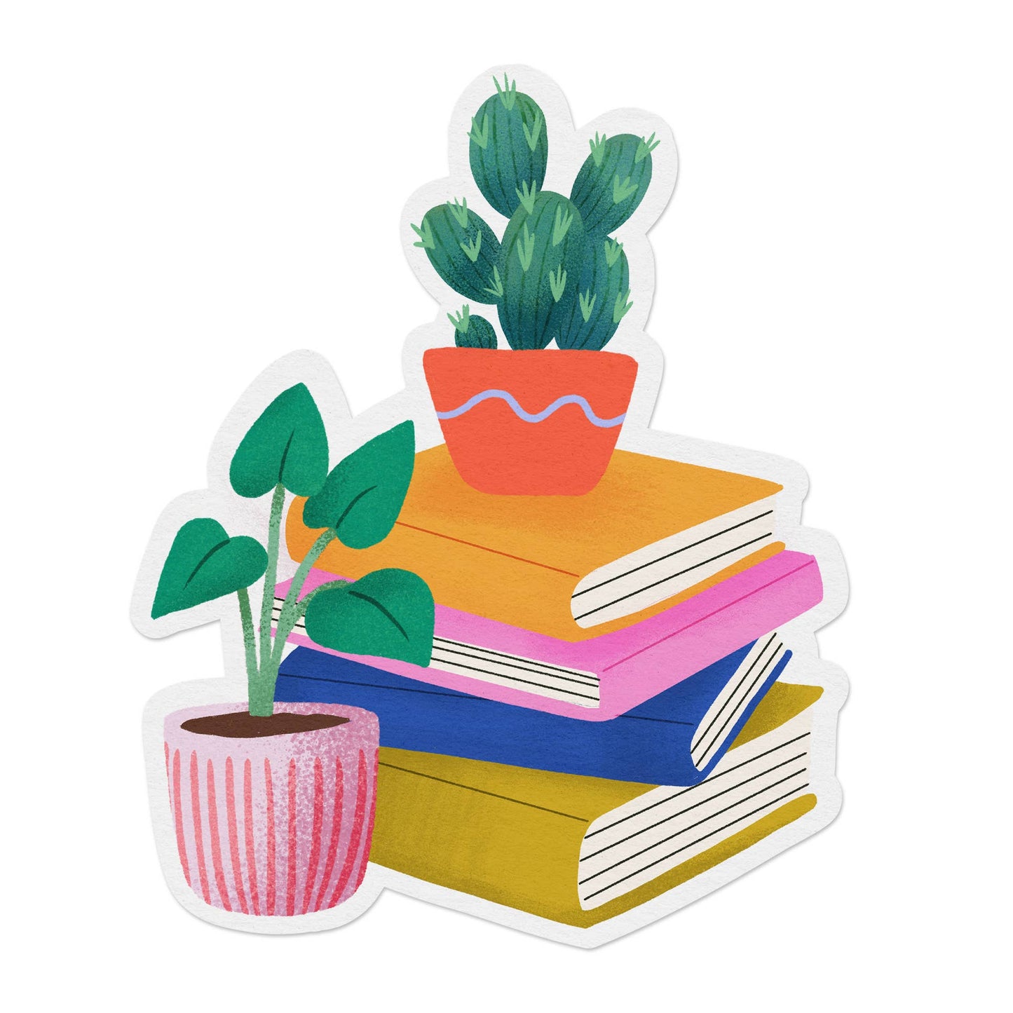 Plantitas y Libros - Bookish Vinyl Sticker