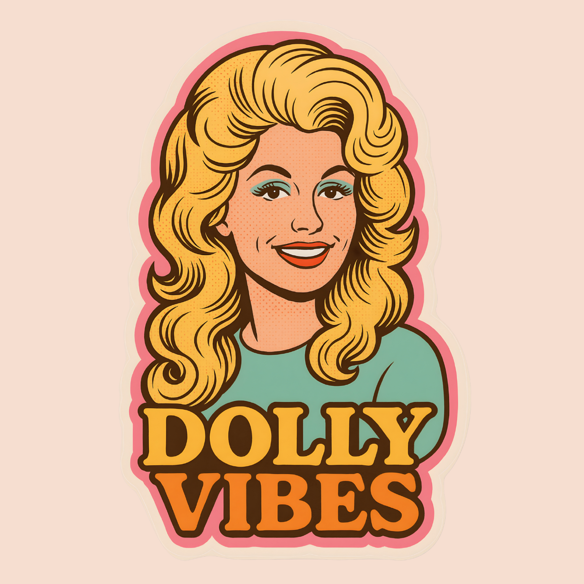 Dolly Vibes Sticker (Dolly Parton)