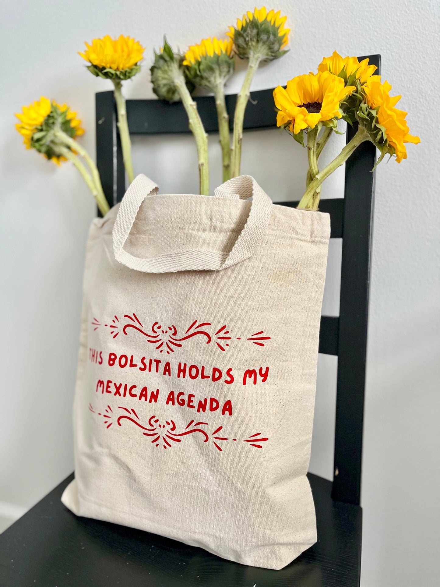 “Mexican agenda” heavy duty tote bag