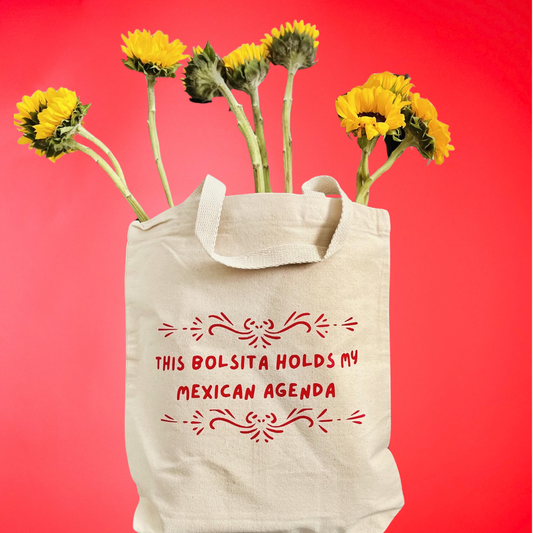 “Mexican agenda” heavy duty tote bag
