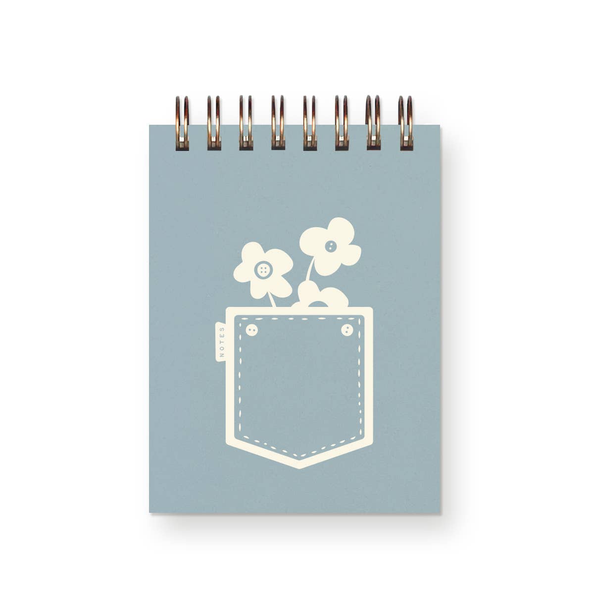Flower Pocket Mini Jotter Notebook