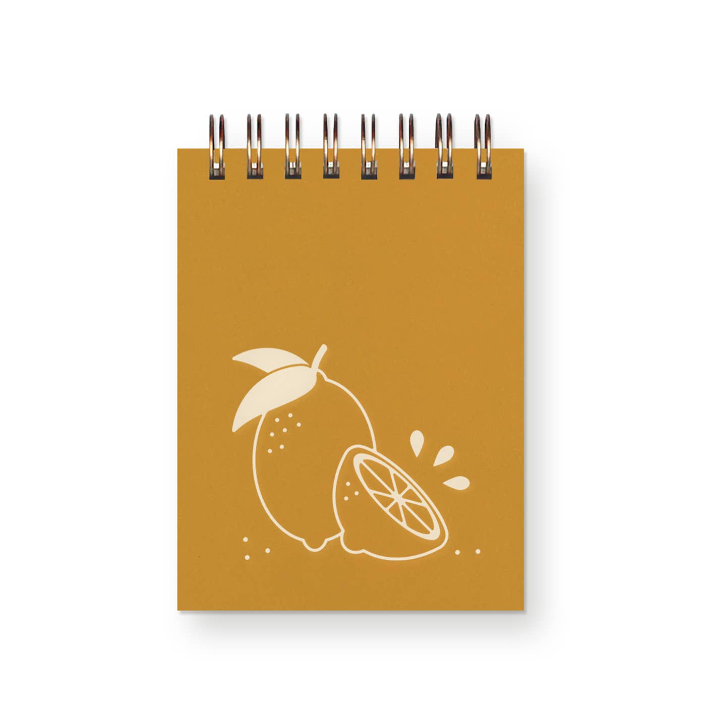 Lemon Mini Jotter Notebook: Saffron