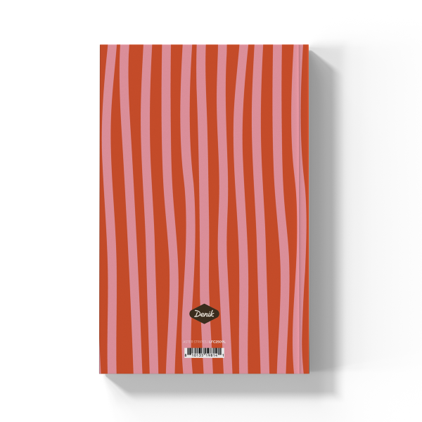 Daisy Stripes  Soft Touch Classic Layflat Notebook Journal