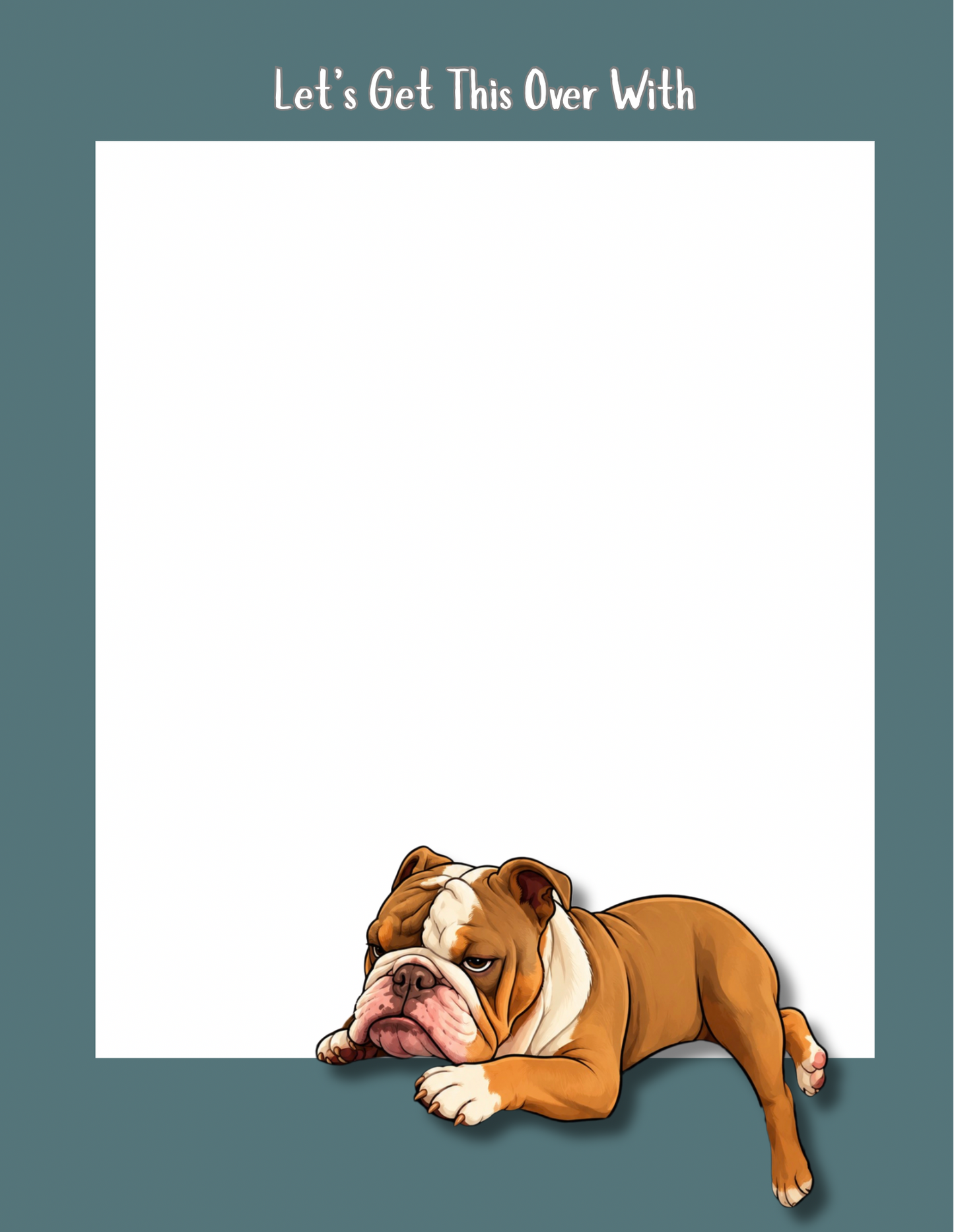 Grumpy Chubba Notepad