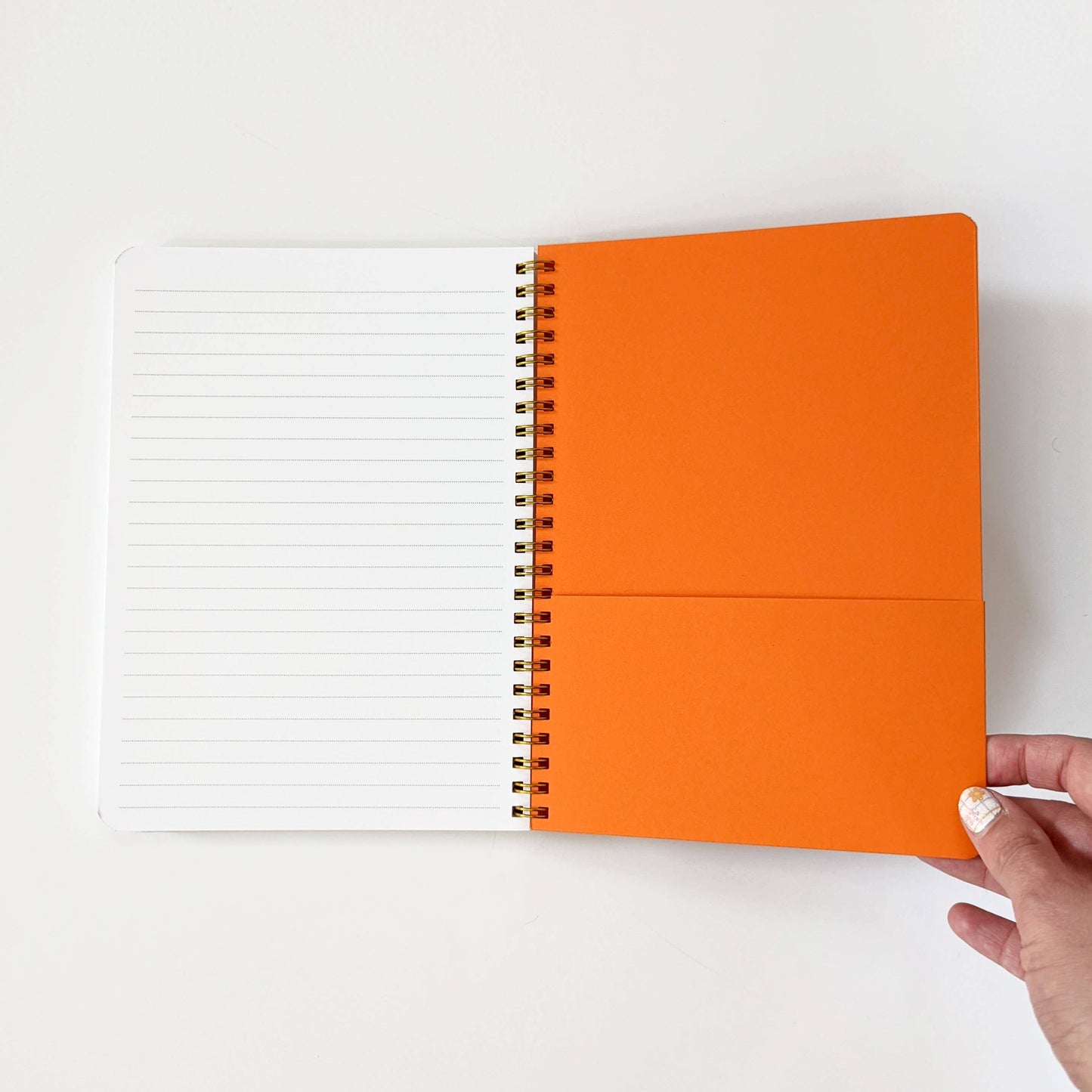 Folk Floral Spiral Notebook