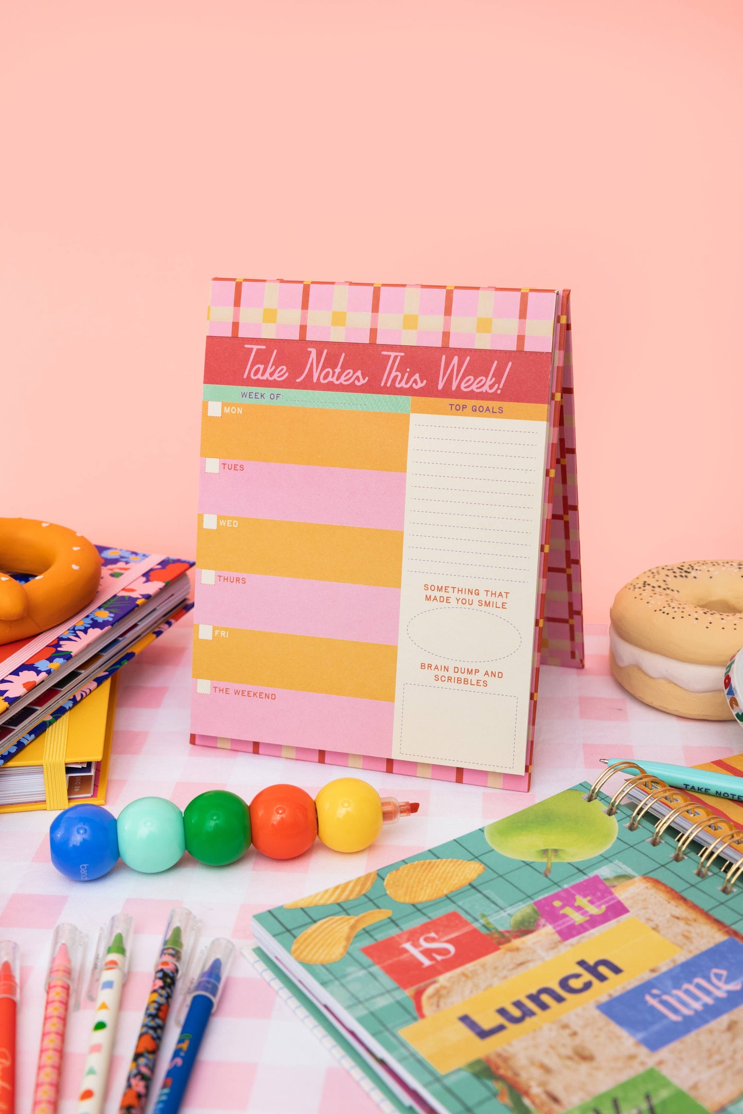 Week to Week Desk Planner, Take Notes This Week