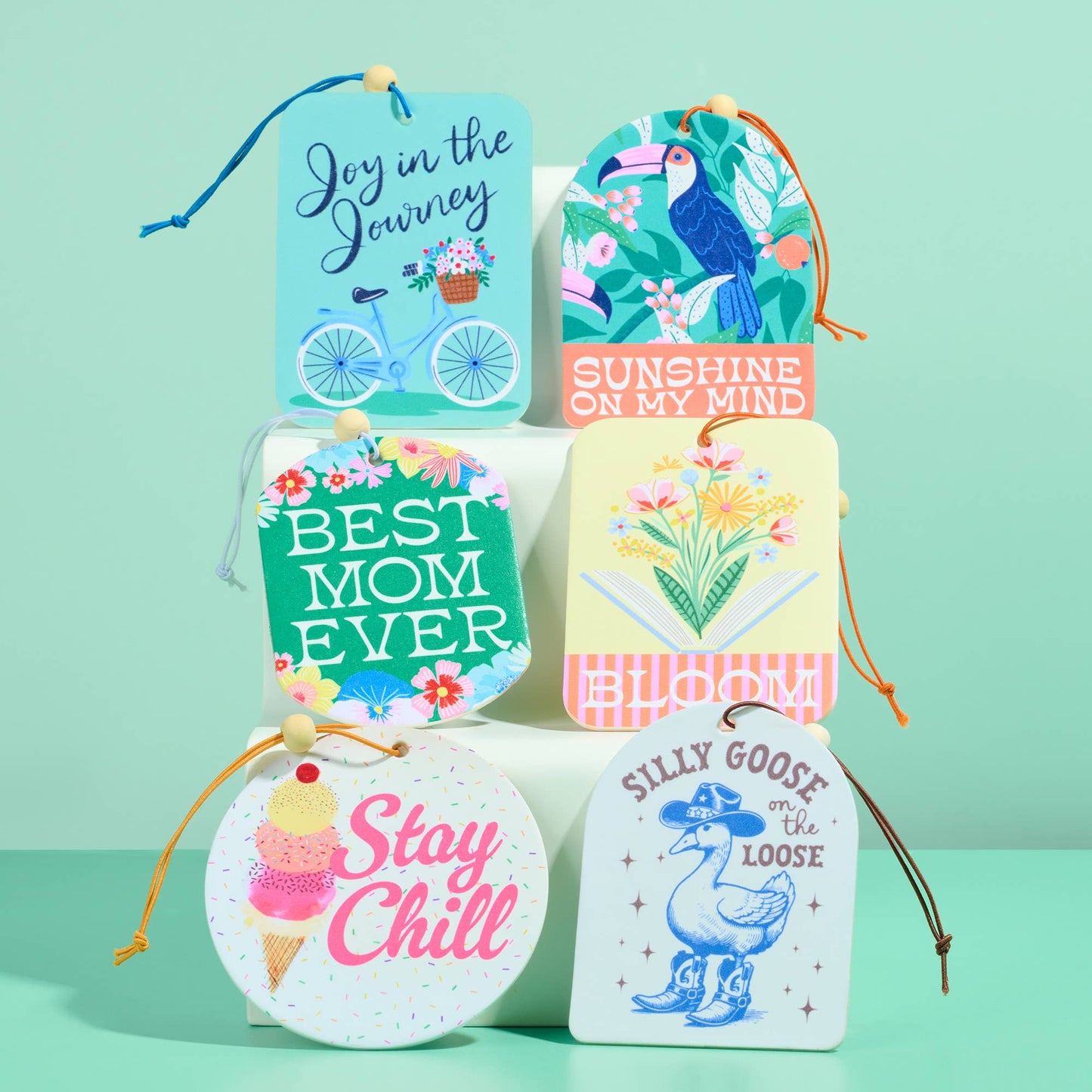 Blooming Book Car Air Freshener