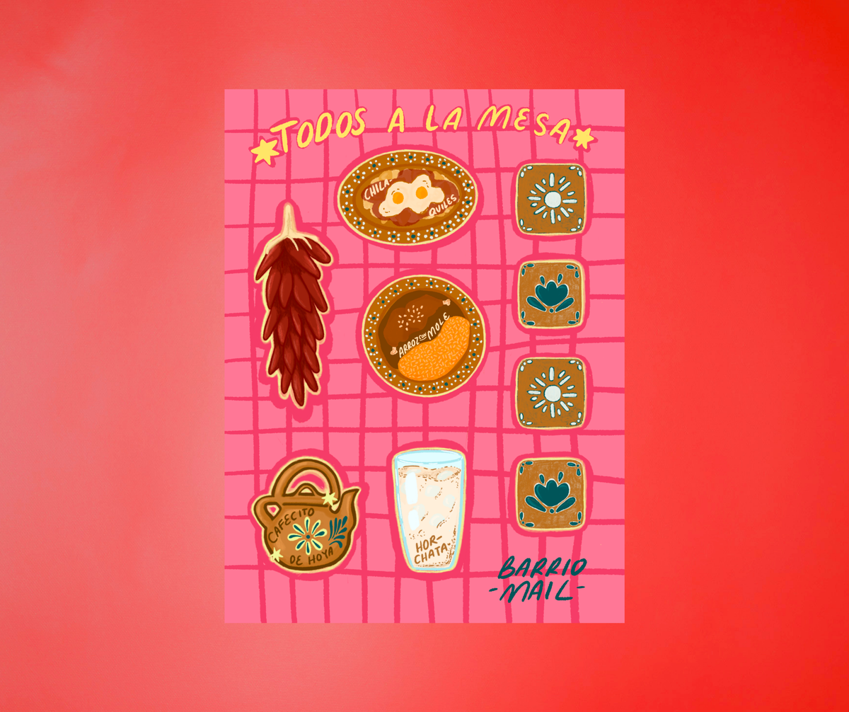 Todos a la mesa - Sticker Sheet