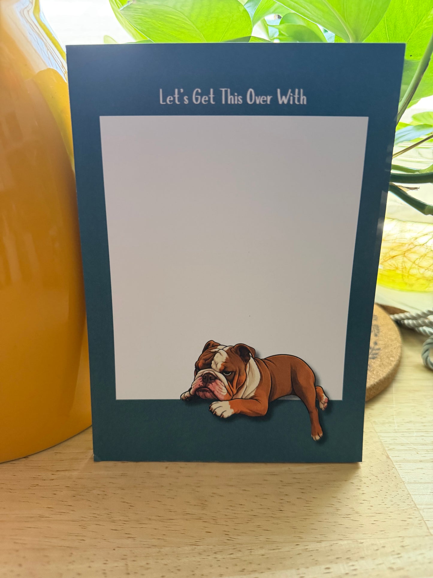 Grumpy Chubba Notepad
