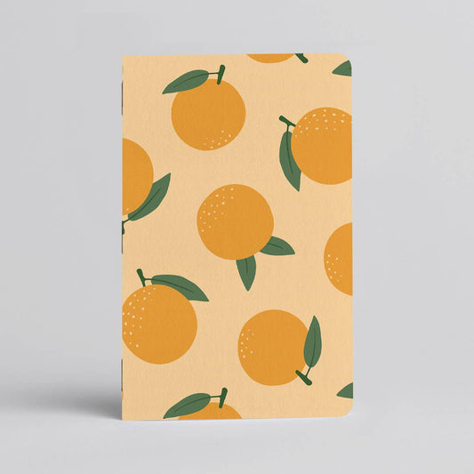 Citrus Burst - Notebook/Journal - Orange Citrus: Lined / 5" x 7" single