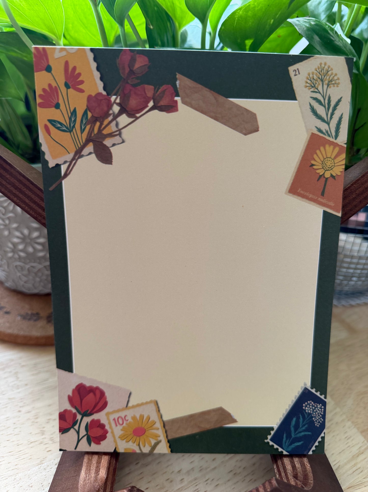 Floral Letter Notepad