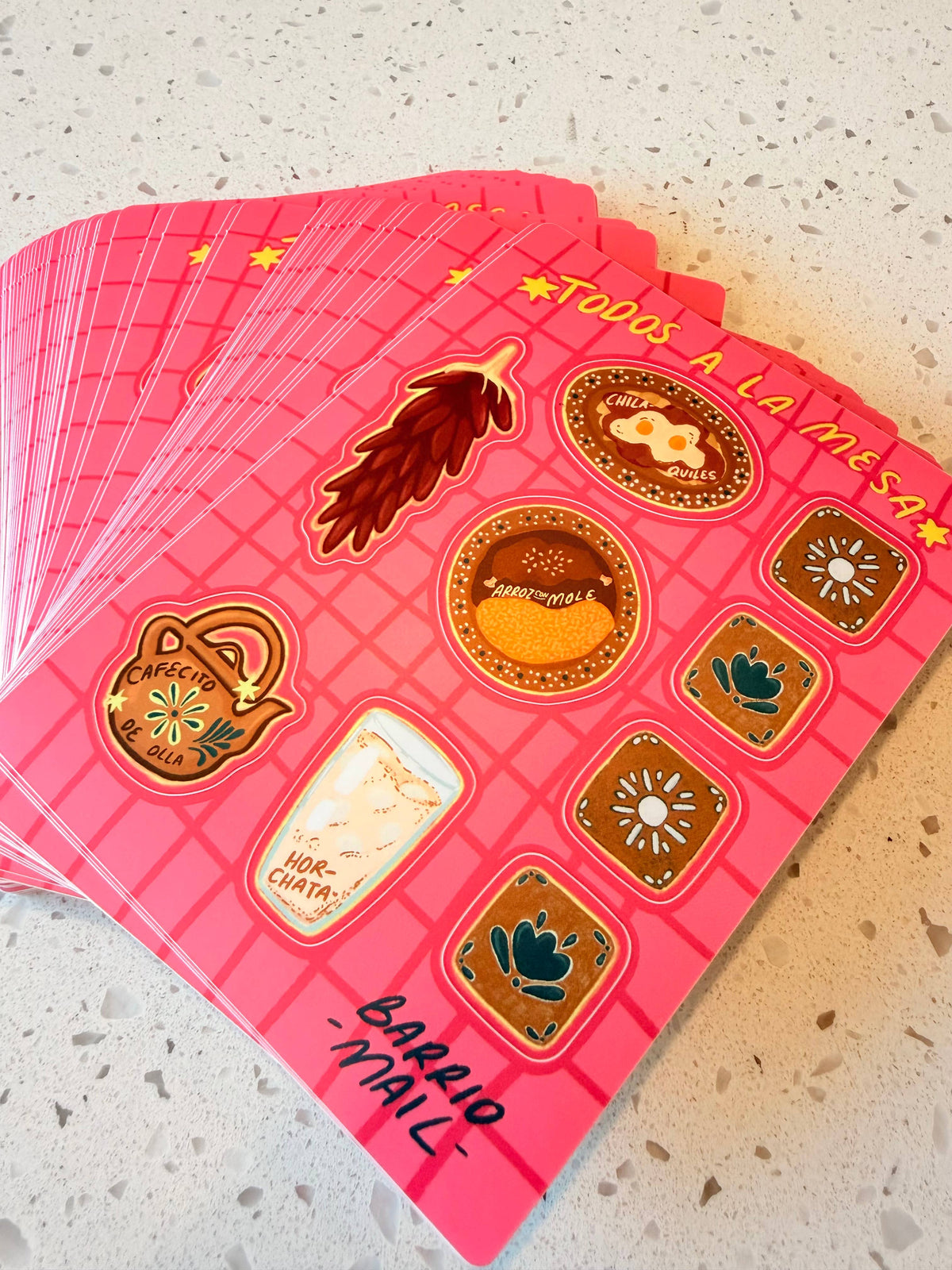 Todos a la mesa - Sticker Sheet