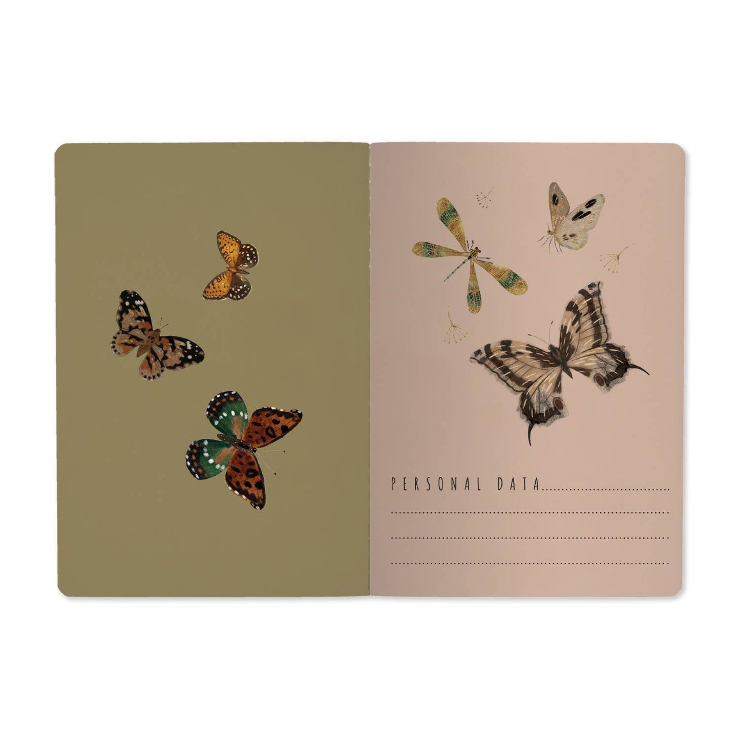 Bees and Butterflies Notebook