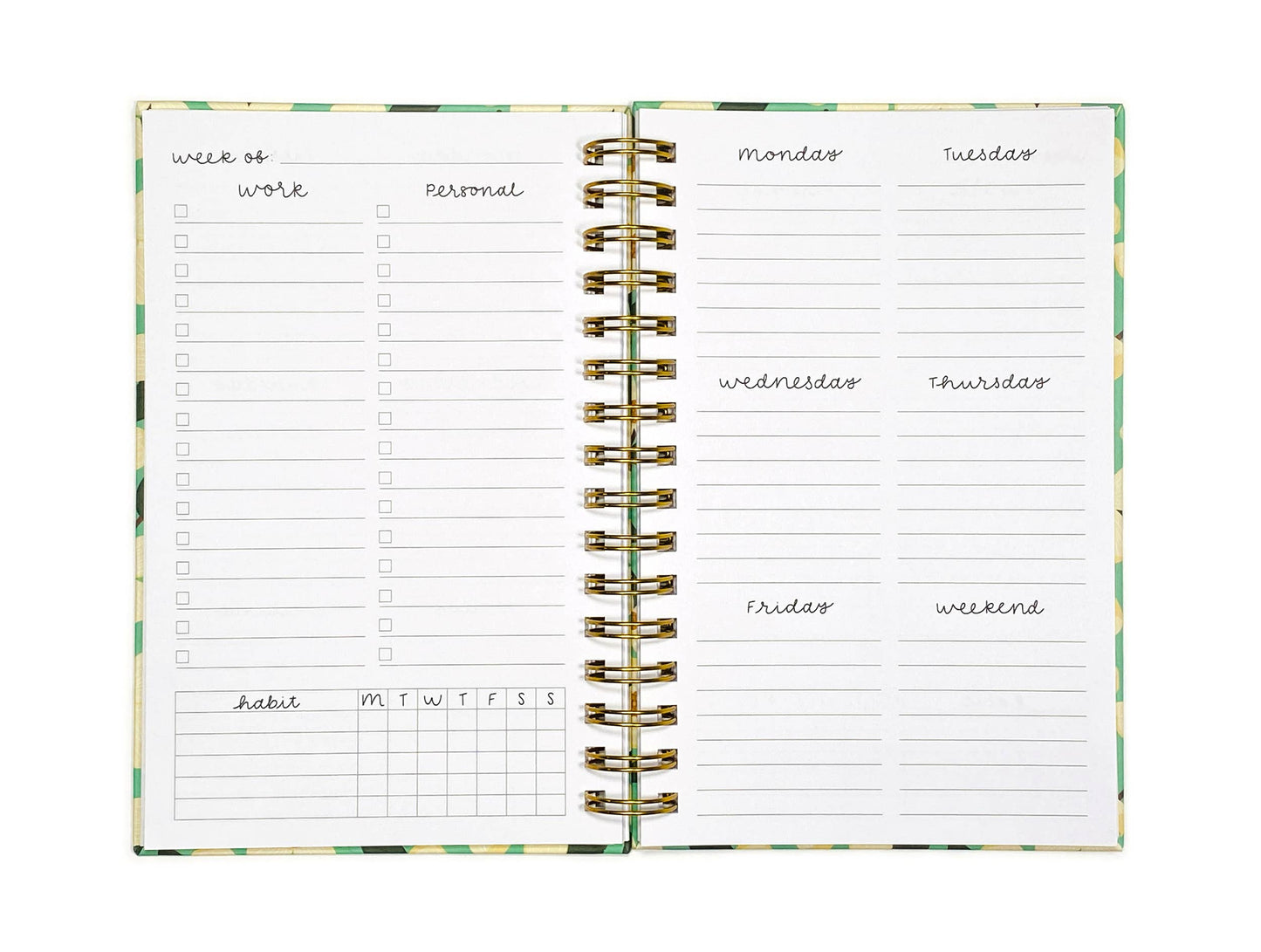 Dogwood Undated Weekly Planner