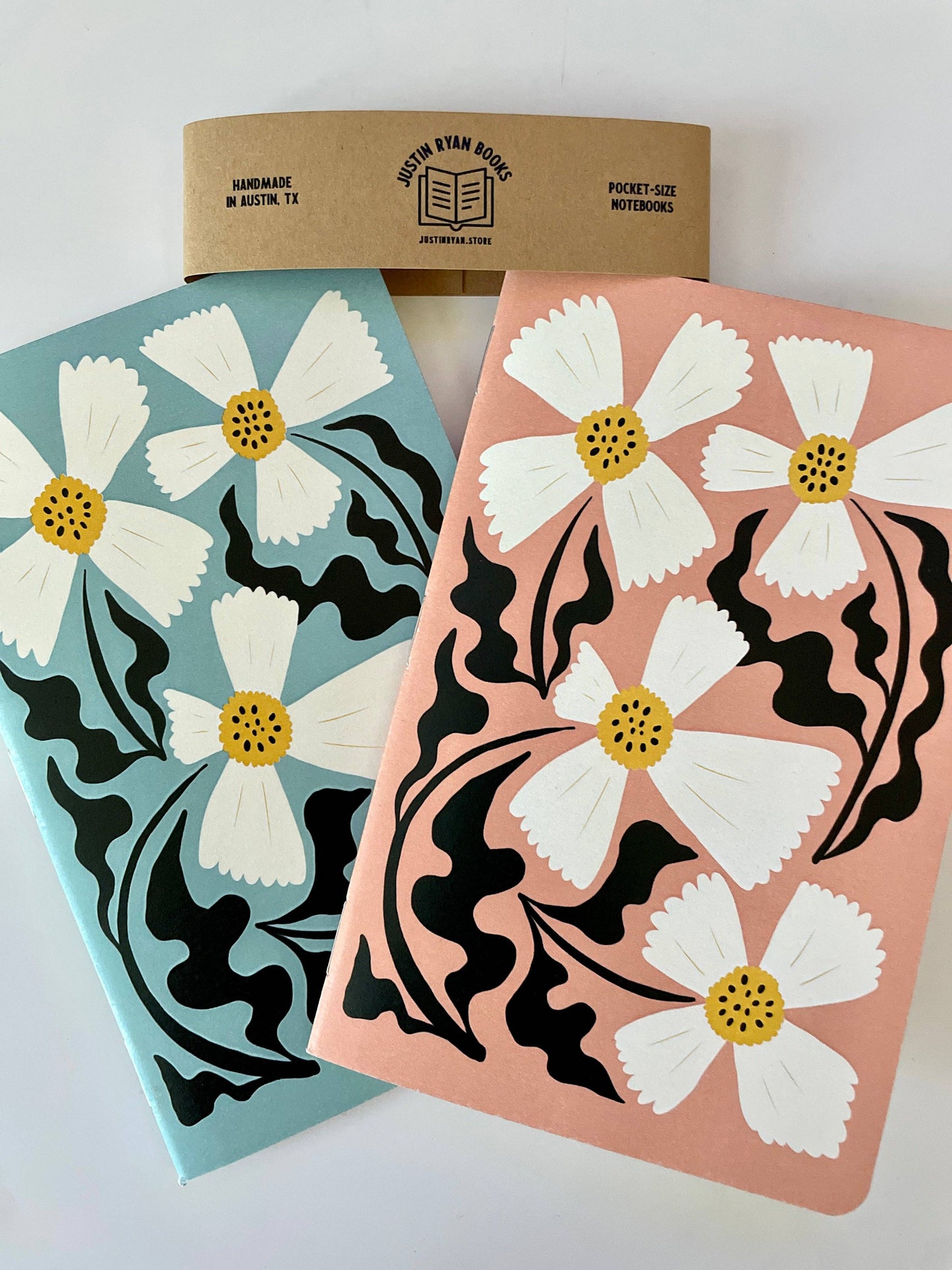 Spring Floral Notebook: Lined / 5x7 Single Pink