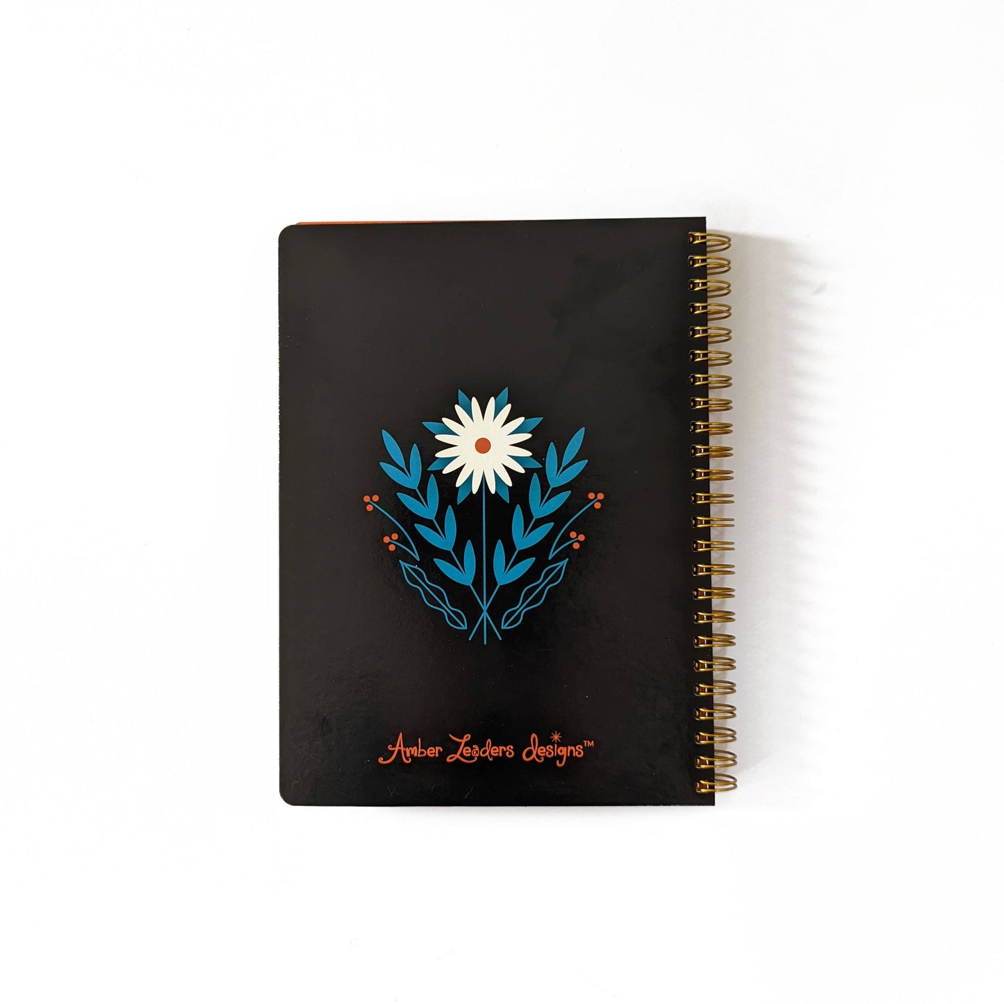 Folk Floral Spiral Notebook