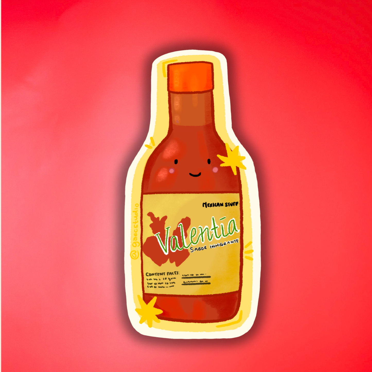 Salsa Valentía Sticker 