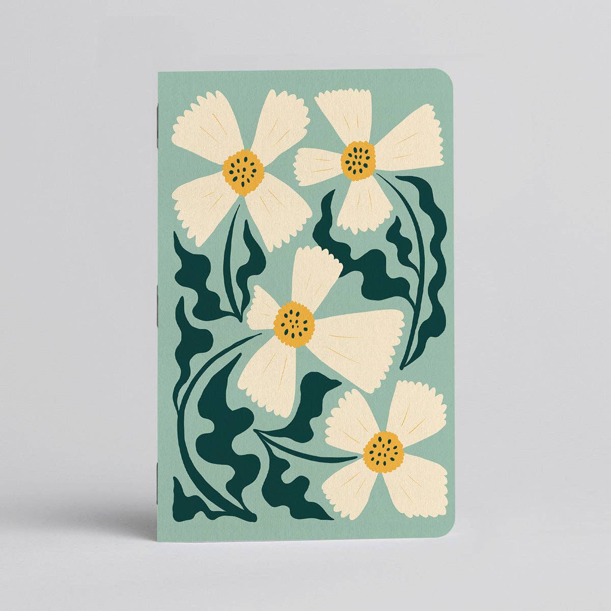 Spring Floral Notebook: Lined / 5x7 Single Pink