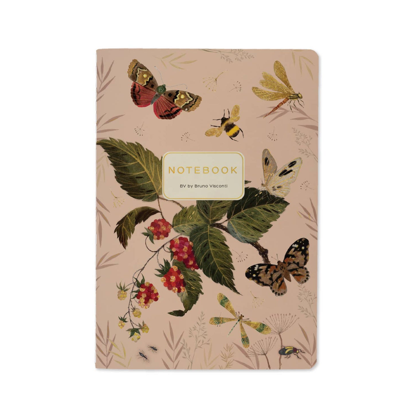 Bees and Butterflies Notebook