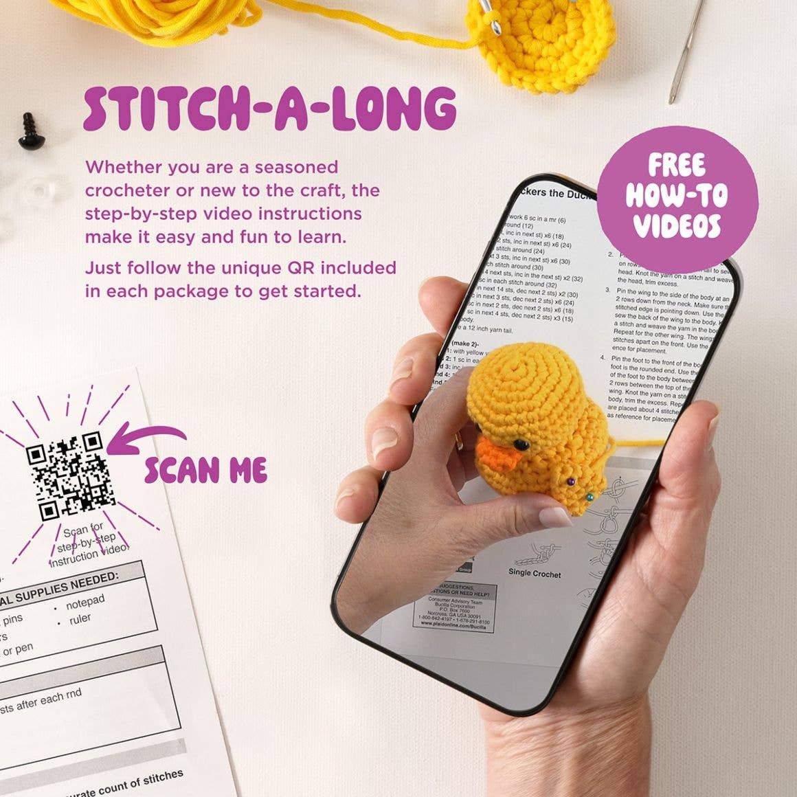 Bucilla ® Amigurumi Crochet Kit - Pete the Pizza 5"