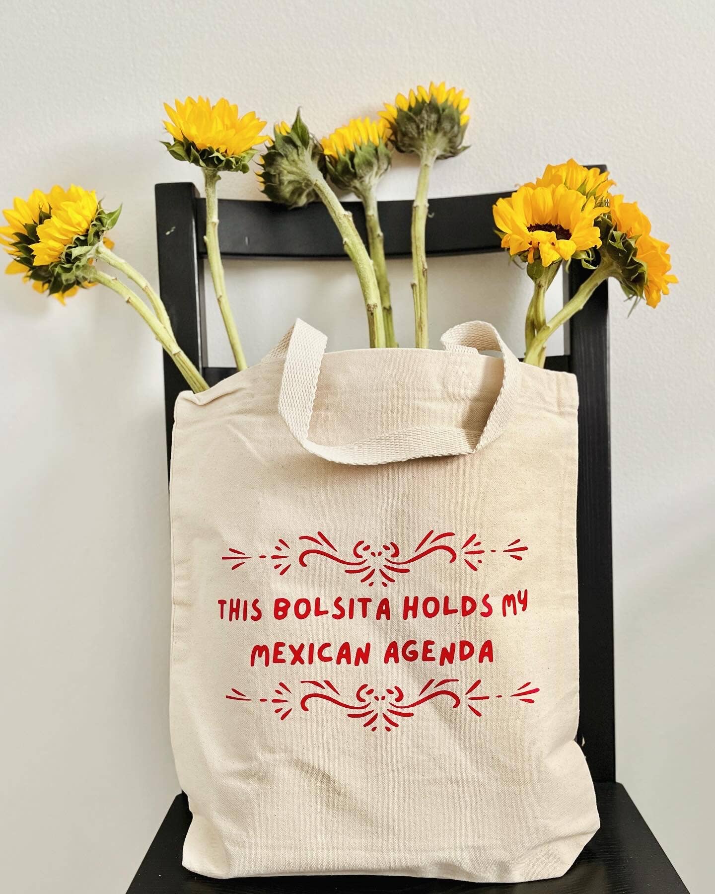 “Mexican agenda” heavy duty tote bag