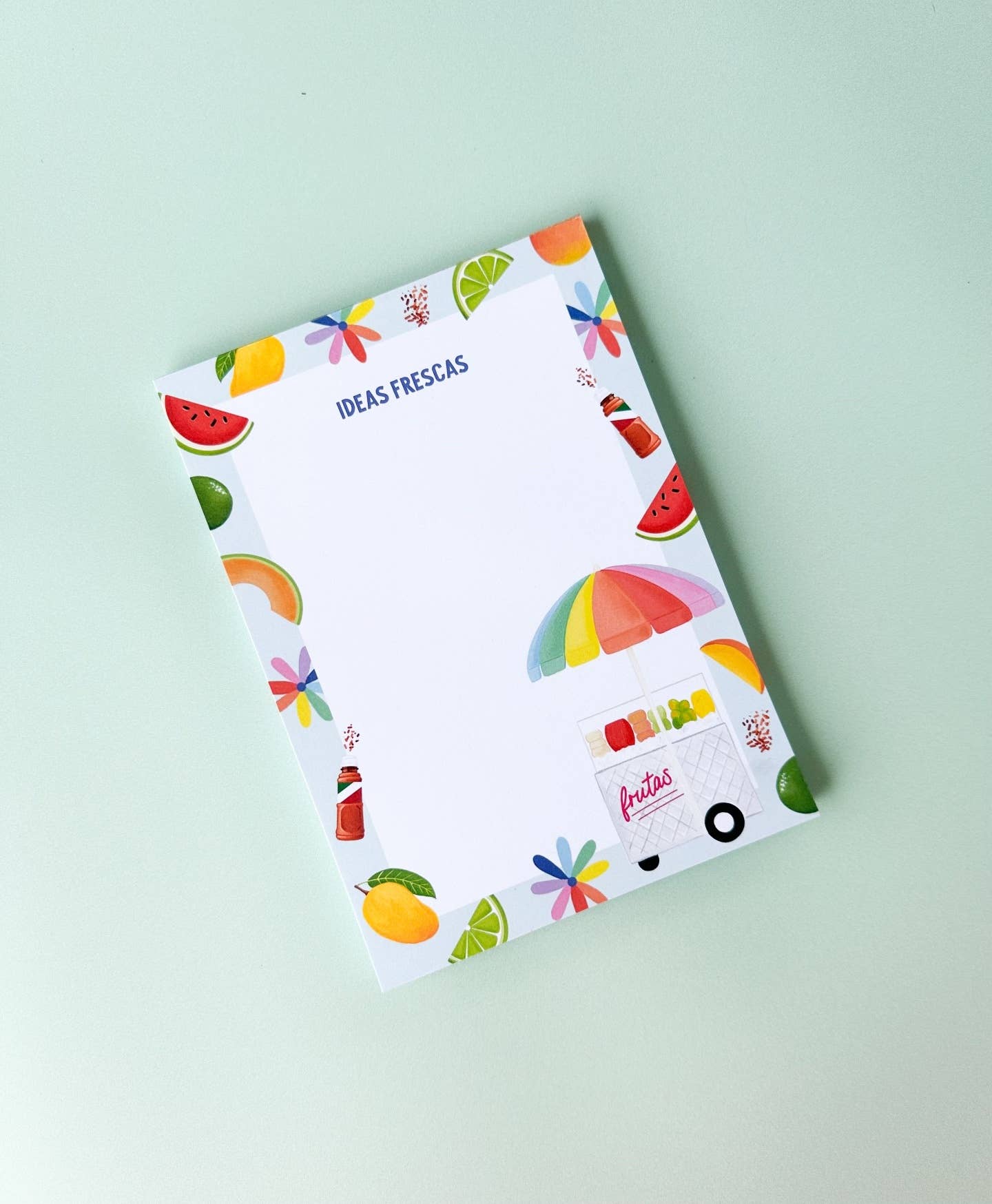 Ideas Frescas Notepad |  Spanish Notepad | Summer Deskpad
