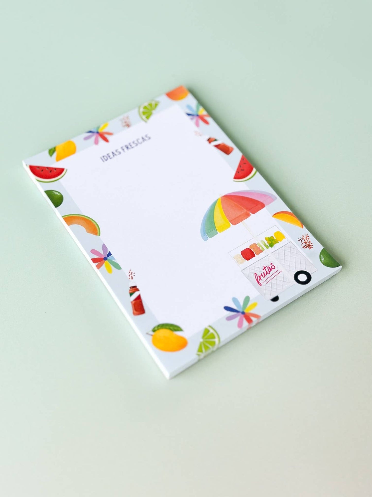 Ideas Frescas Notepad |  Spanish Notepad | Summer Deskpad