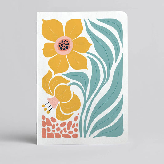 Pockets of Lillies Notebook: Lined / 5" x 7" single
