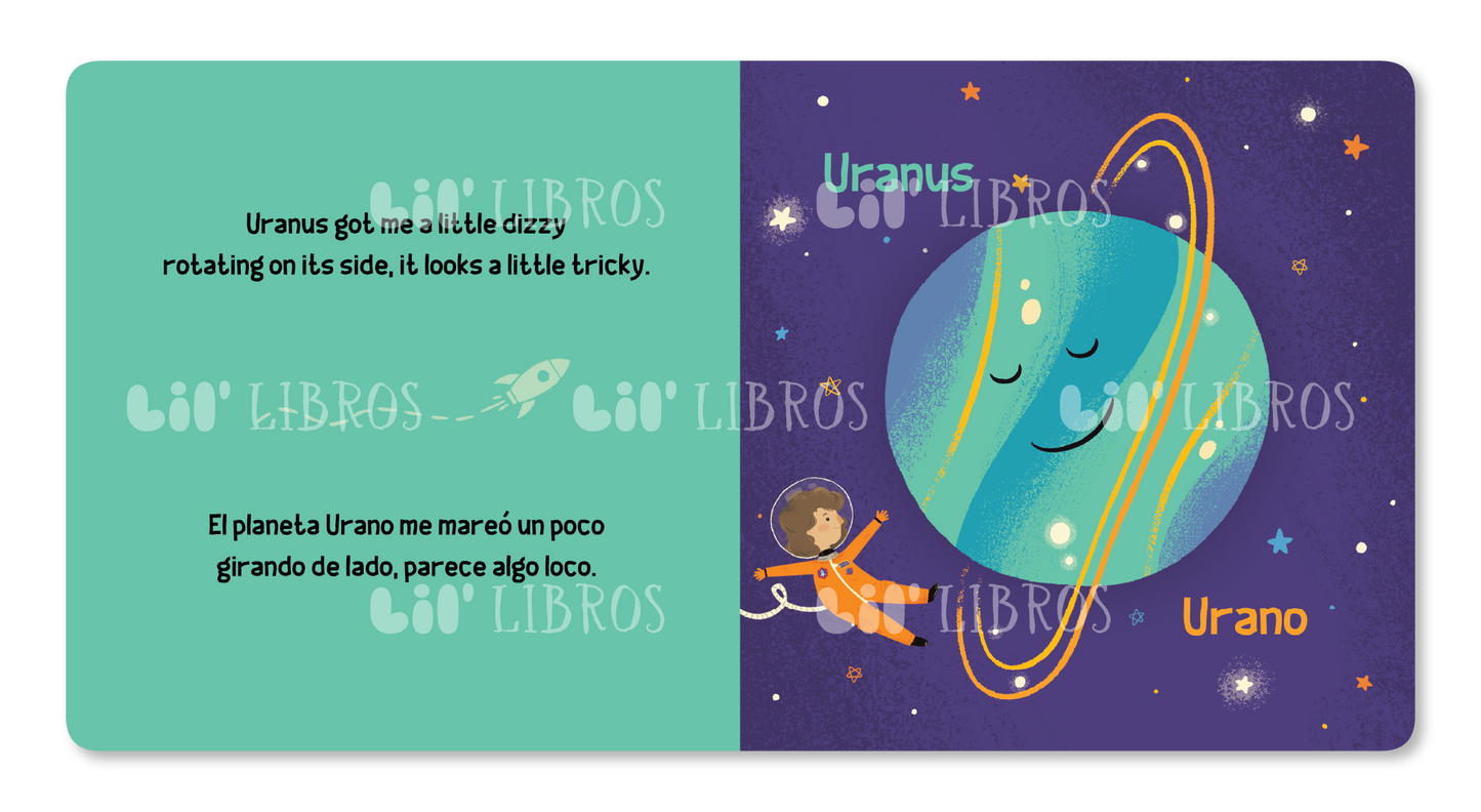 The Solar System with / El sistema solar con Ellen (Bilingual English and Spanish)