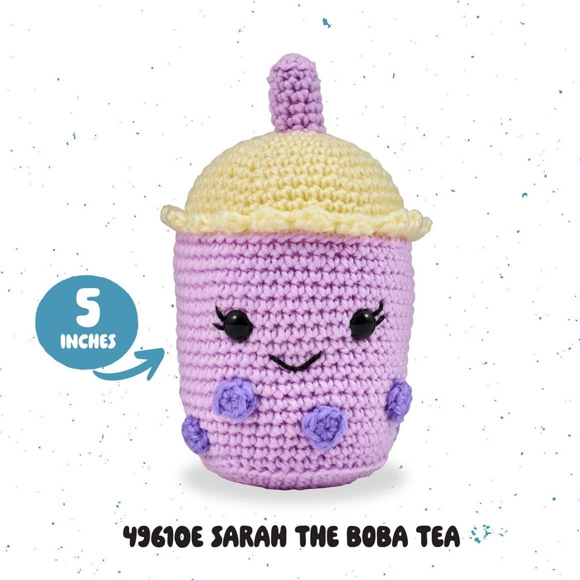 Bucilla ® Amigurumi Crochet Kit - Sarah the Boba Tea 5"